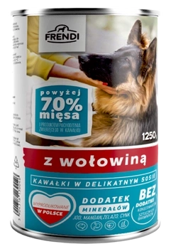 Frendi Kawałki W Delikatnym Sosie Z Wołowiną 1250g