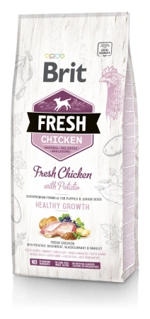Brit Fresh Chicken & Potato Puppy Healthy Growth 12kg