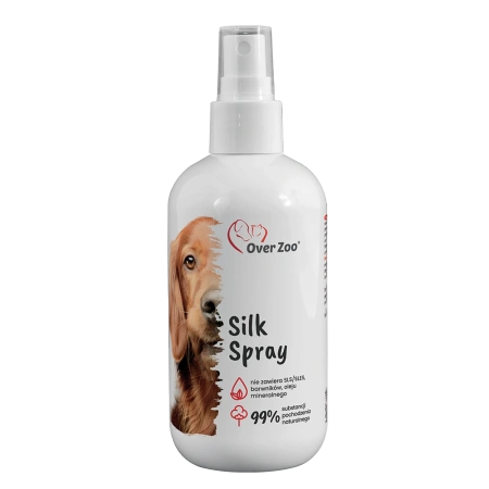 OVER ZOO Silk Spray Płyn Ułatwiający Rozczesywanie Sierści Dla Psa 250ml