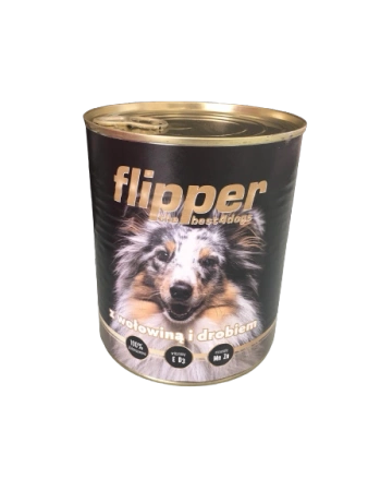 Dolina Noteci Flipper Z Wołowiną I Drobiem 800g