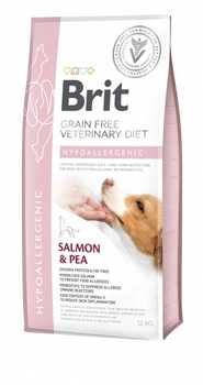 Brit Grain Free Veterinary Diet Dog Hypoallergenic Łosoś Z Groszkiem 2kg