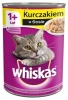 WHISKAS Karma Mokra 1+ Z Kurczakiem W Sosie 400g