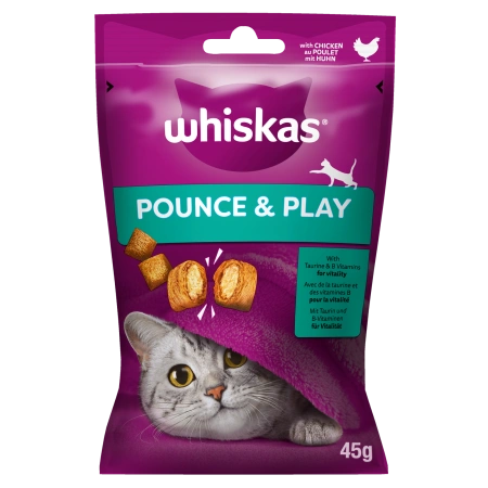Whiskas Energia I Witalność Przysmak Dla Kota Z Kurczakiem 45g