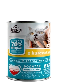Frendi Kawałki W Delikatnym Sosie Z Kurczakiem 800g