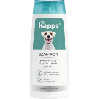 Bros Happs Szampon Pielęgnacyjny Dla Psów O Sierści Jasnej 200ml