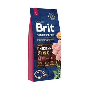 Brit Premium By Nature Junior L Z Kurczakiem 15kg