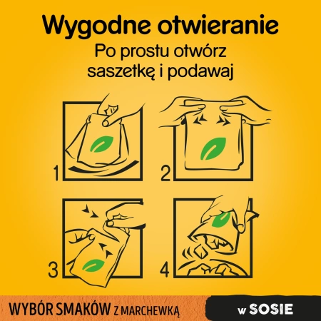 Pedigree Mokra Karma Dla Dorosłych Psów W Sosie (Z Wołowiną I Jagnięciną, Z Indykiem I Marchewką) 4x100g