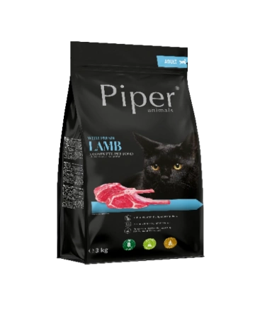 Dolina Noteci Piper Animals z Jagnięciną dla Kotów 3kg