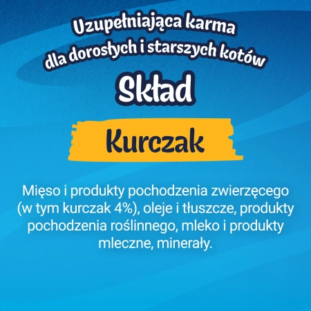 Felix Deli Moments Kremowe Przekąski Dla Kotów Z Kurczakiem 4x10g