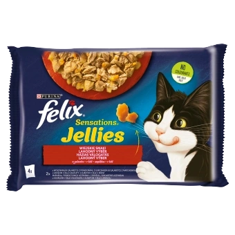 Felix Sensations Jellies Karma Dla Kota Wiejskie Smaki W Galaretce 4x85g
