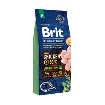Brit Premium By Nature Junior XL Z Kurczakiem 15kg