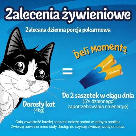 Felix Deli Moments Kremowe Przekąski Dla Kotów Z Kurczakiem 4x10g