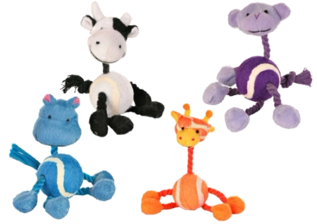 Trixie Zwierzak Z Piłki Tenisowej I Liny 16cm