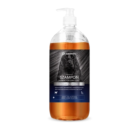 Eurowet Szampon Ciemna Sierść 1l