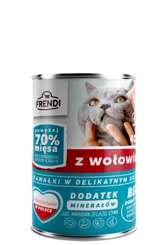 Frendi Kawałki W Delikatnym Sosie Z Wołowiną 400g