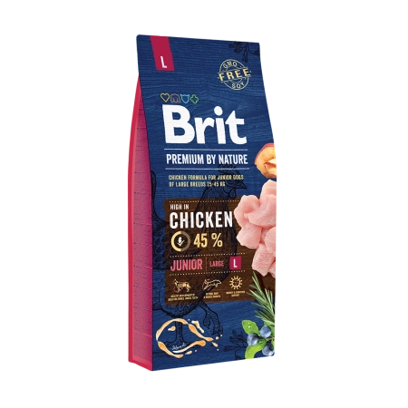Brit Premium By Nature Junior L Z Kurczakiem 15kg