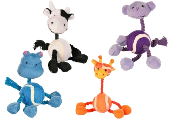 Trixie Zwierzak Z Piłki Tenisowej I Liny 16cm