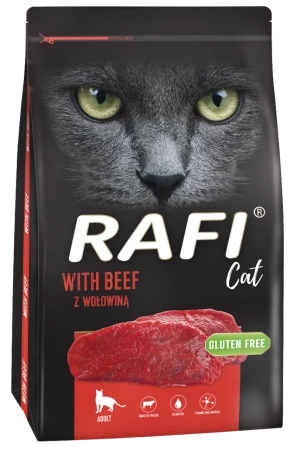 Dolina Noteci Rafi Cat Karma Sucha Dla Kota Z Wołowiną 7kg